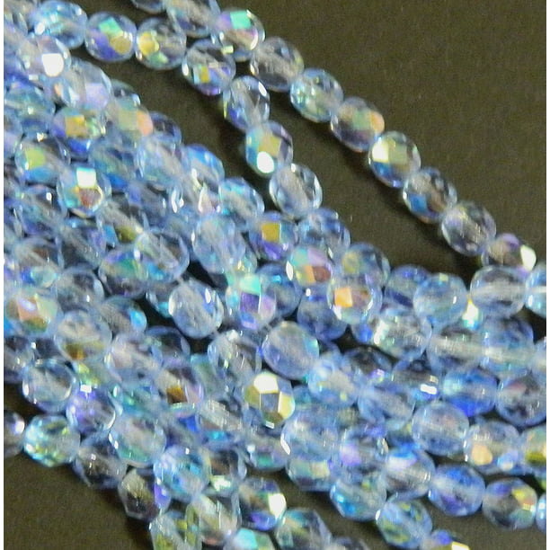 Rosaline Tortoise 25 6 mm Czech Glass Firepolish Beads